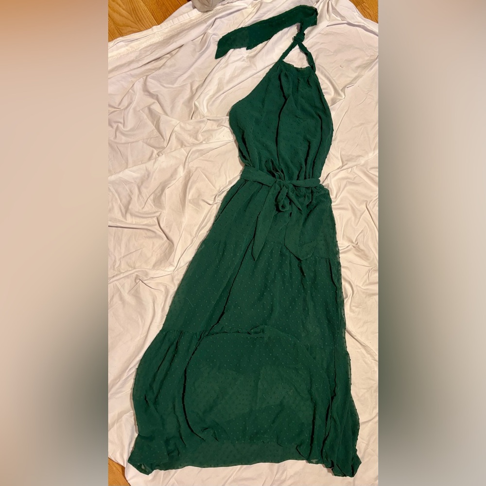 Elegant Green Women's Dress